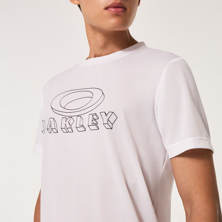 オークリー 半袖 Tシャツ メンズ OAKLEY UVカット 吸汗速乾 ロゴ
