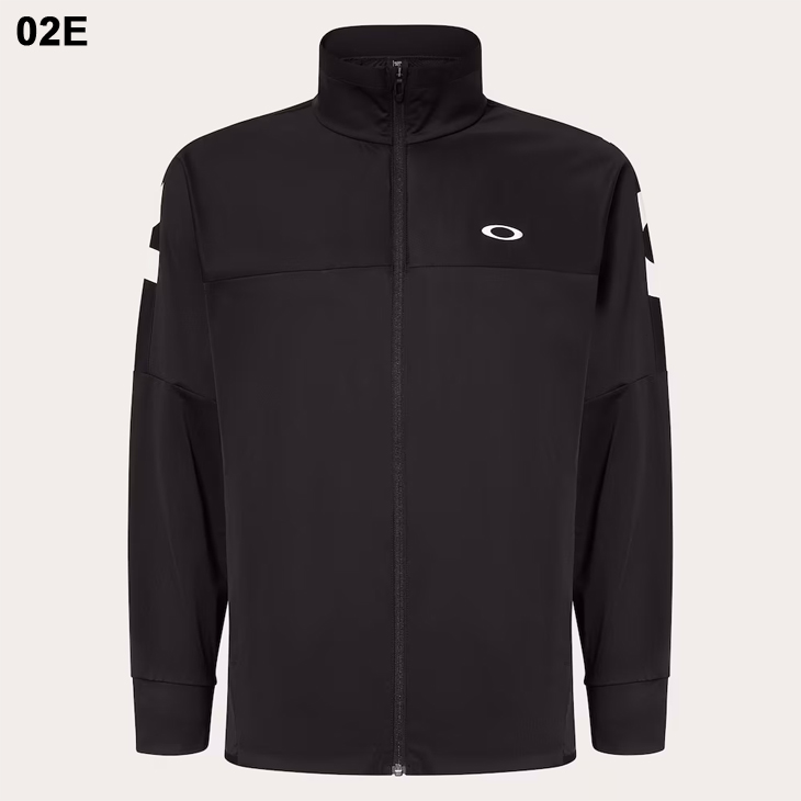 Oakley オークリー　ジップ　黒 バックプリントフード付きトラックジャケット OAKLEY オークリー ジャージ メンズ ジャケット トレーニング
