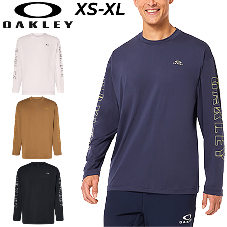 オークリー 長袖 Tシャツ メンズ OAKLEY トレーニングウェア 長袖