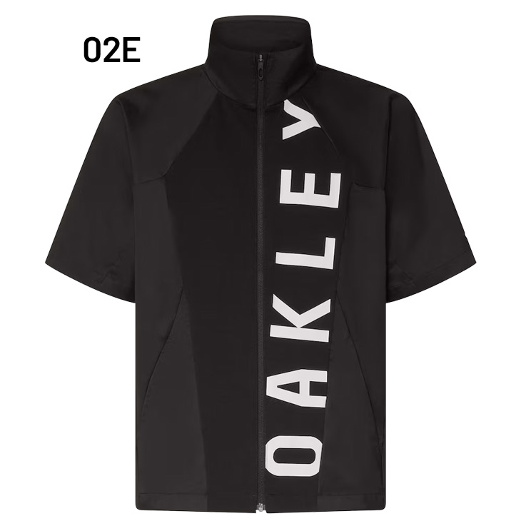OAKLEY オークリー 半袖 ウーブンジャケット メンズ フルジップ