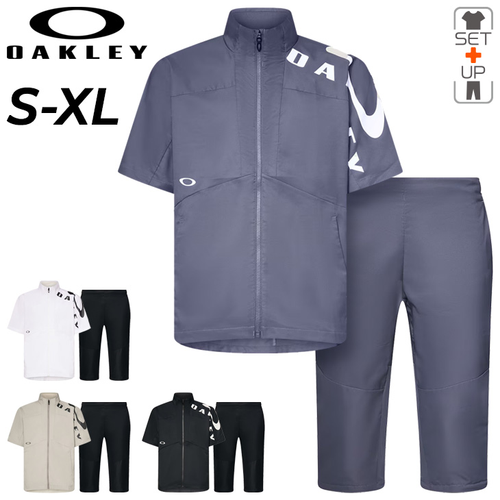 美品　Oakley オークリーウエア　メンズ　ＸＬサイズ　上下セット OAKLEY オークリー トレーニングウェア メンズ 上下 半袖