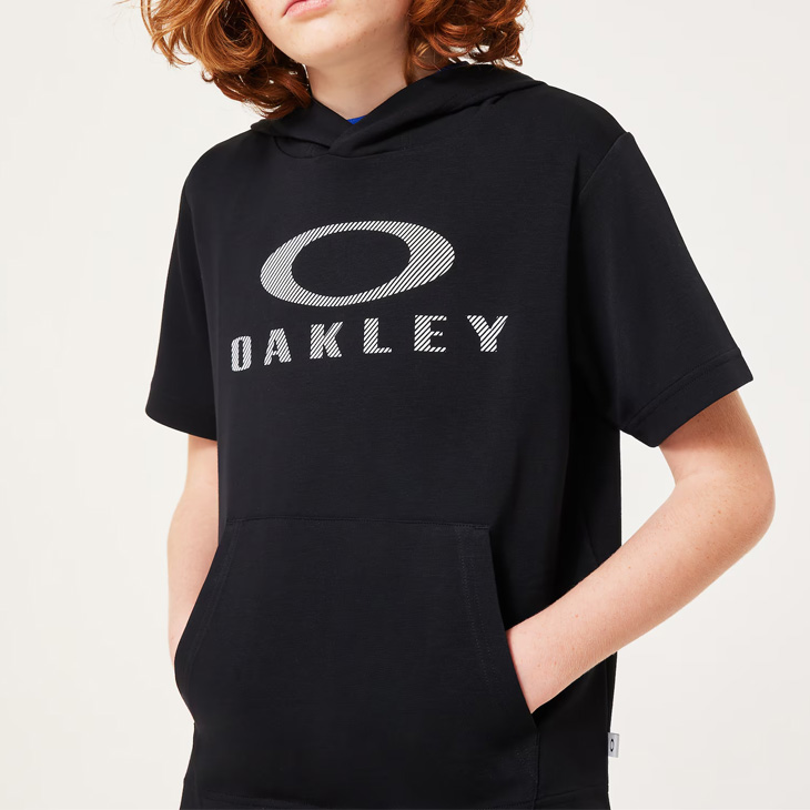 OAKLEY スウェット 希少Sサイズ‼️ OAKLEY オークリー キッズ 半袖 スウェットパーカー YTR QD