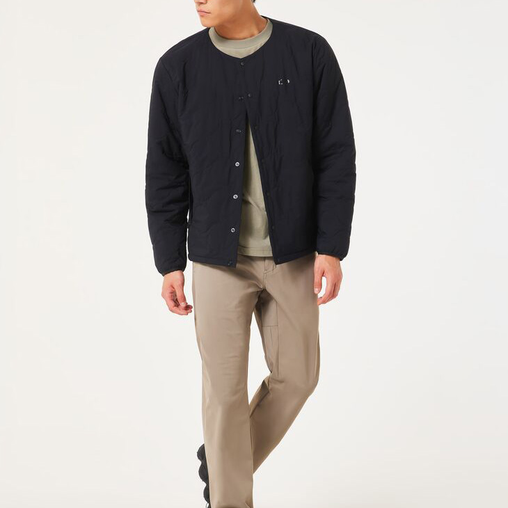 OAKLEY（オークリー） ノーカラージャケット 中綿ジャケット OAKLEY