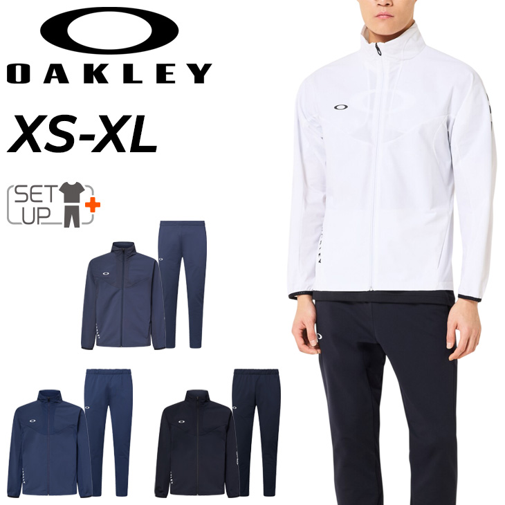 OAKLEY ジャージ上下セット L/XL OAKLEY（オークリー） ジャージ 上下 メンズ フルジップジャケット
