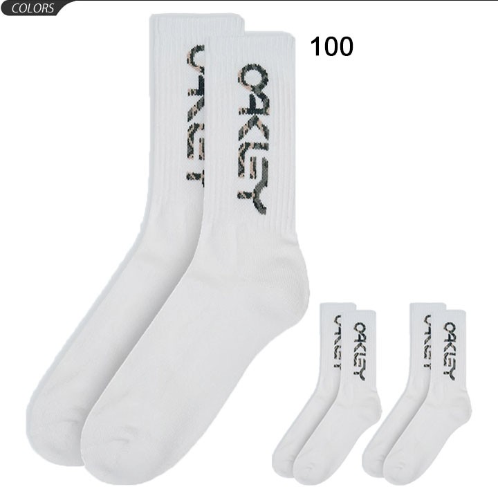 靴下 3足組 メンズ レディース オークリー OAKLEY B1B SOCKS 2.0 (3PCS)/ソックス 3足セット/スポーツ カジュアル  普段使い 男女兼用 くつした/FOS900277 :FOS900277:APWORLD - 通販 - Yahoo!ショッピング