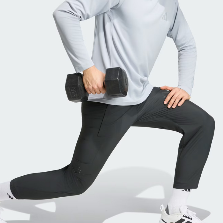 【専用】アディダス 7分丈パンツ ナイキ ウーブンパンツ 新品 L 黒 adidas（アディダス） ウーブン 7/8パンツ メンズ ロングパンツ 涼しい