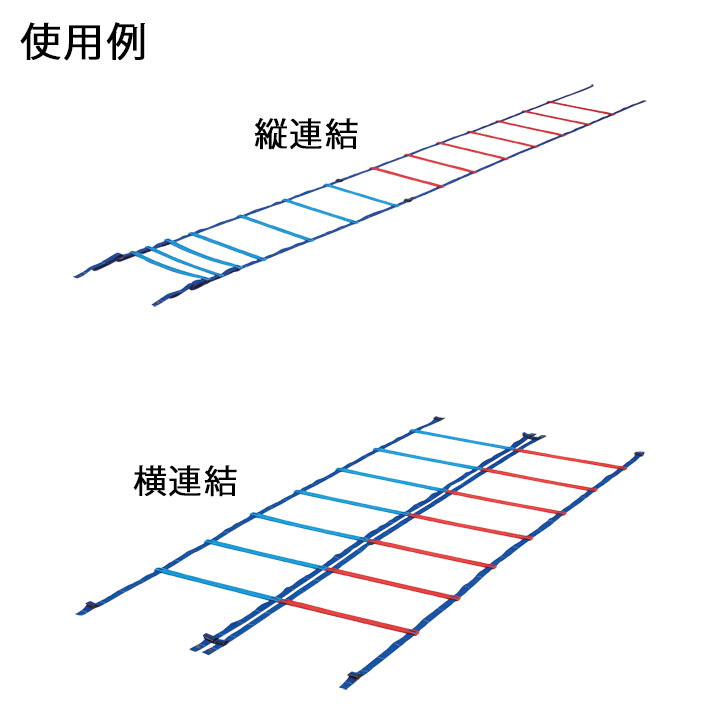 カラースピードラダー 2.6m×4本入 幅50cm トーエイライト TOEILIGHT 屋