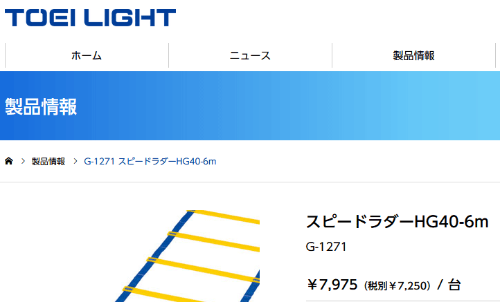 スピードラダーHG40-6m 幅40cmタイプ トーエイライト TOEILIGHT 屋内外