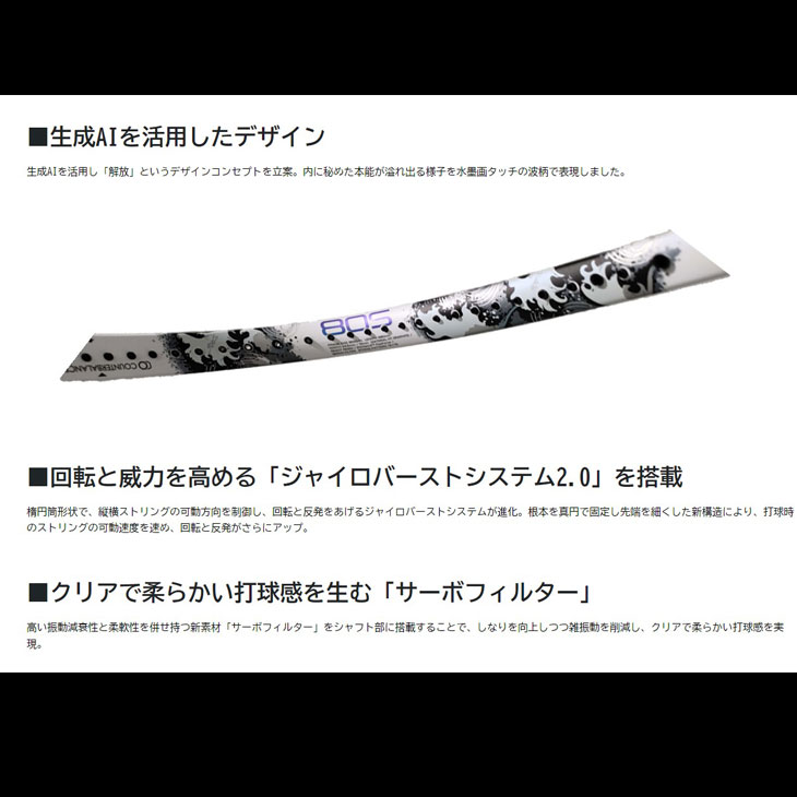 YONEX ヨネックス ソフトテニスラケット ジオブレイク80V ガット