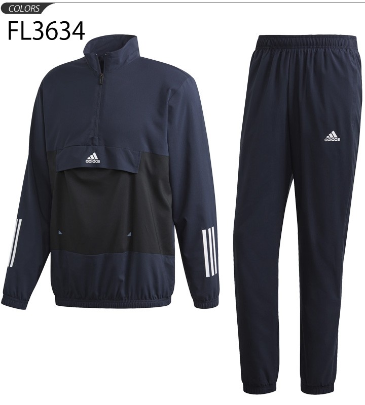 adidas ジャージ 上下セット メンズ/アディダス M トラック