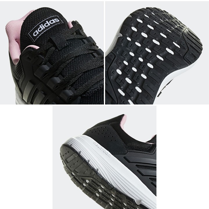 市場 Aj Fy9624 240 レディース コアブラック グレーシックス スクリーミングピンク アディダス ランニングシューズ