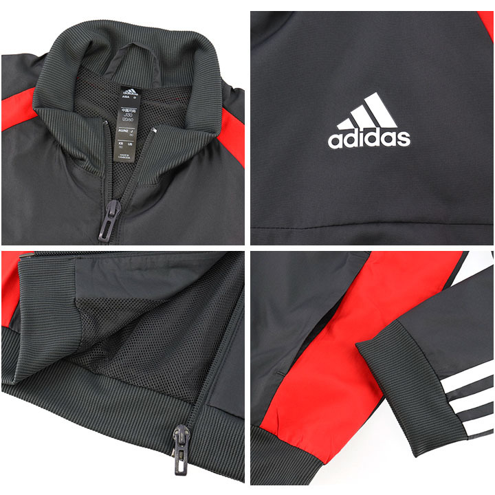 キッズ ジュニア ウインドブレーカー 上下セット 130 160cm 子供服 アディダス ウーブントラックスーツ 裏メッシュ スポーツウェア セットアップ Gun11 Gm17 Gun11 Gm17 World Wide Market 通販 Yahoo ショッピング