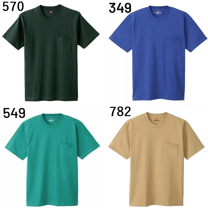 Hanes（ヘインズ） ポケット半袖Tシャツ メンズ Hanes BEEFY