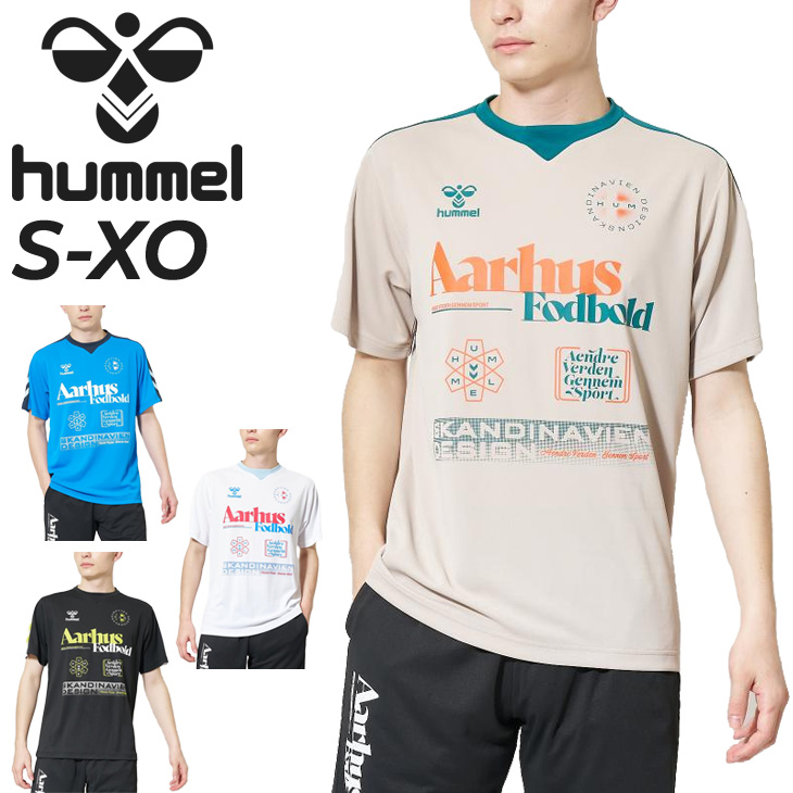 hummel ヒュンメル 半袖 Tシャツ メンズ プラクティスシャツ