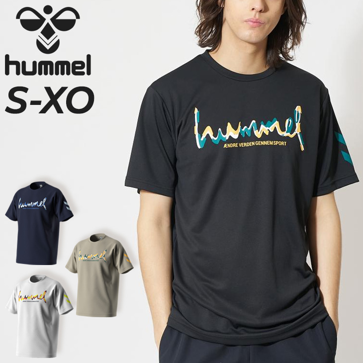 ヒュンメル 半袖 Tシャツ メンズ hummel プラクティスシャツ 吸汗速乾 クルーネック トレーニング スポーツウェア ウエア プリントT  メンズウェア /HAP1203 : hap1203 : APWORLD - 通販 - Yahoo!ショッピング