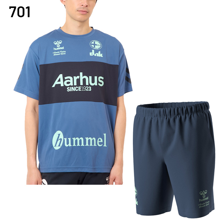 hummel ヒュンメル 半袖シャツ ショートパンツ メンズ 上下