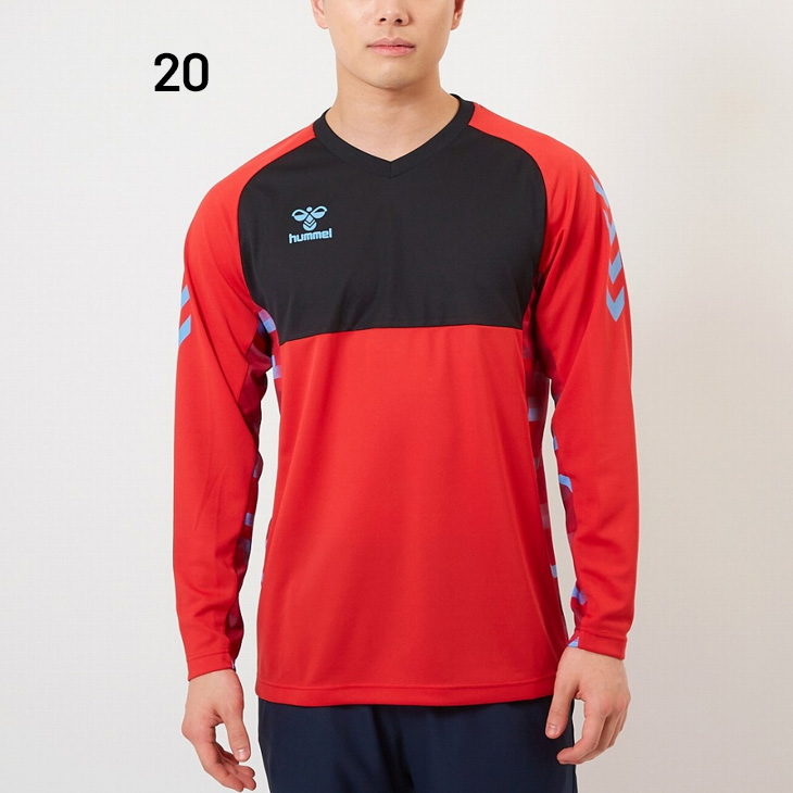 hummel ヒュンメル 長袖シャツ メンズ プラクティスシャツ T