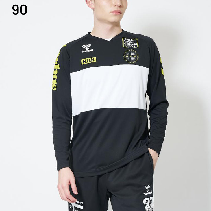 hummel ヒュンメル 長袖 Tシャツ メンズ プラクティスシャツ