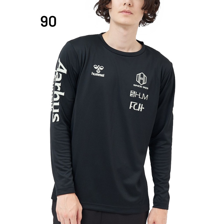 hummel ヒュンメル 長袖 Tシャツ メンズ プラクティスシャツ