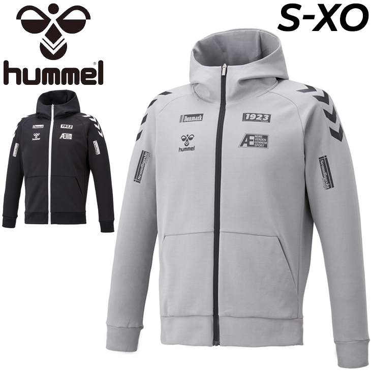 スウェット パーカー メンズ/ヒュンメル hummel HB フルジップ フーディ ジャケット/ハンドボール スポーツウェア トレーニング 男性  スエット 運動 /HAP8255