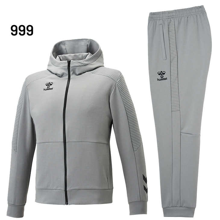 hummel - ヒュンメル hummel セットアップ　Lサイズ hummel ヒュンメル スウェット メンズ 上下 ジップパーカー