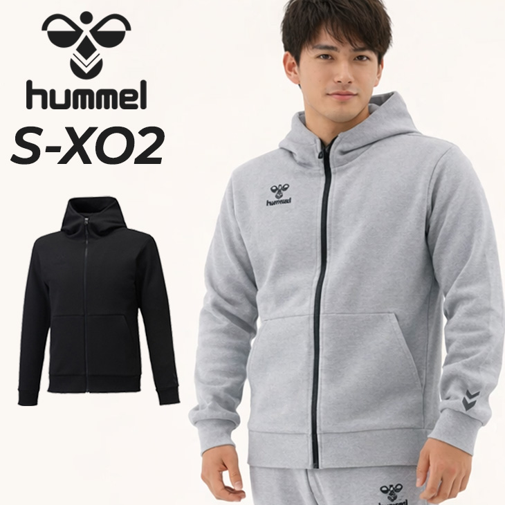 hummel（ヒュンメル） パーカー 長袖 メンズ チーム スウェット ジップ