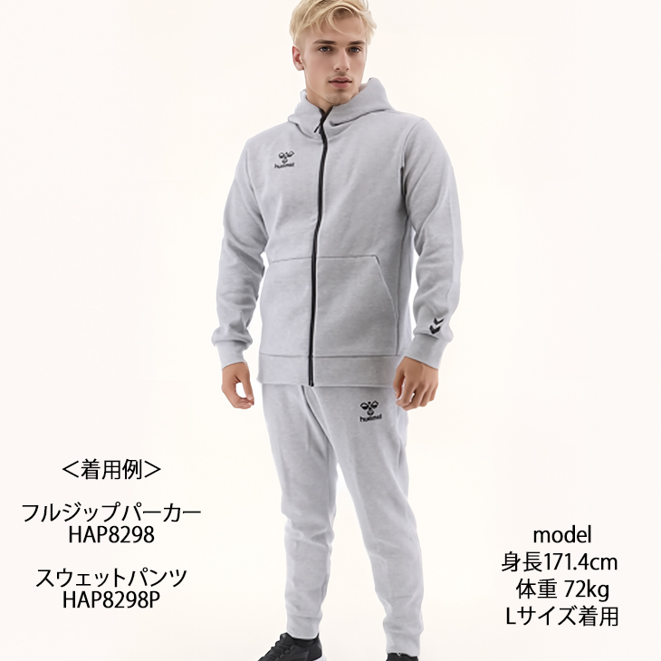 hummel ヒュンメル スウェット メンズ 上下 チーム 長袖ジップ