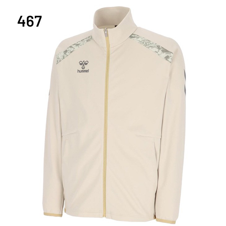 新品未使用‼︎ hummel ベージュ ハイネックジャージ hummel（ヒュンメル） ジャージトップ メンズ 長袖 ジャージジャケット