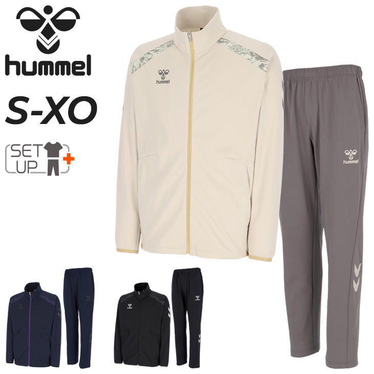 hummel（ヒュンメル） ジャージ 上下 メンズ 長袖ジャケット ロング