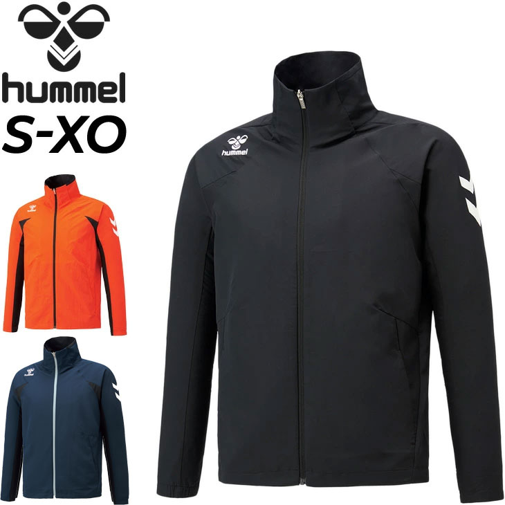 ジャージ 薄手 メンズ アウター/ヒュンメル hummel クロスジャケット/トレーニング スポーツウェア サッカー ランニング 男性 フルジップ  上着 運動/HAW2095