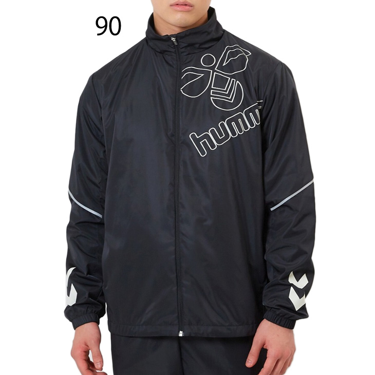 新品未使用❗️hummel ピステ上下 くるっ ウィンドブレーカー黒