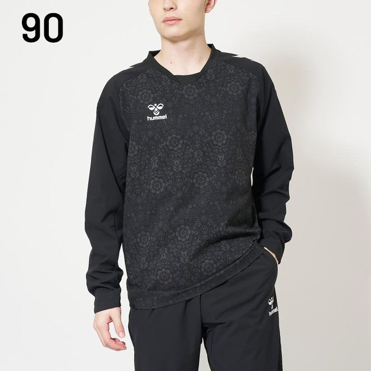 hummel ヒュンメル ピステシャツ 長袖 メンズ PRO ウーブン