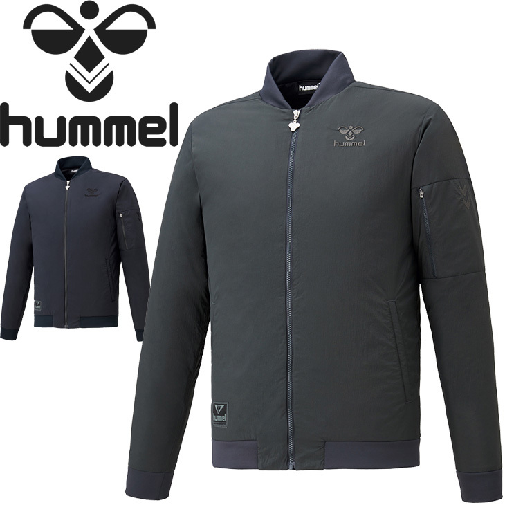 中綿 ボンバージャケット ブルゾン メンズ ヒュンメル hummel PLAY