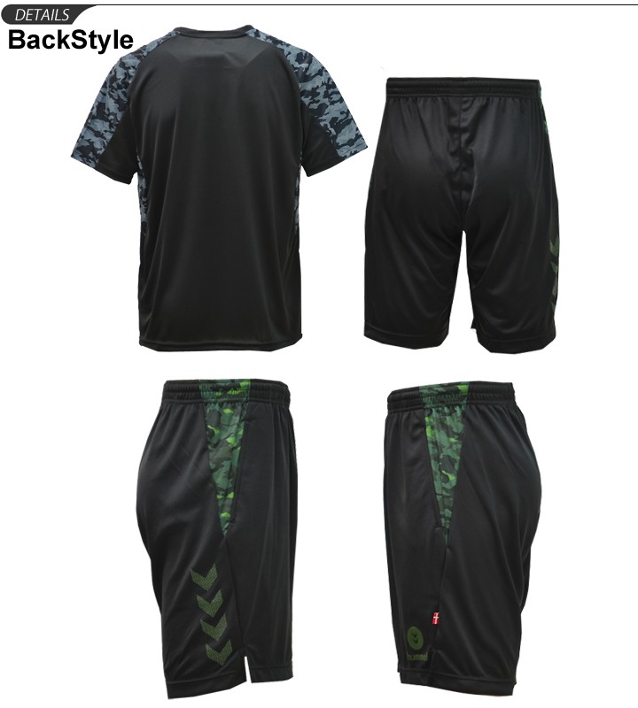 hummel半袖Tシャツ、ショートパンツ上下2セット hummel 半袖Tシャツ ハーフパンツ 2点セット 上下セット メンズ