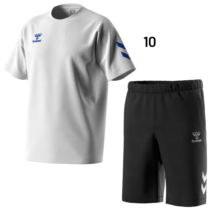 hummel ヒュンメル トレーニングウェア メンズ 上下 半袖Tシャツ