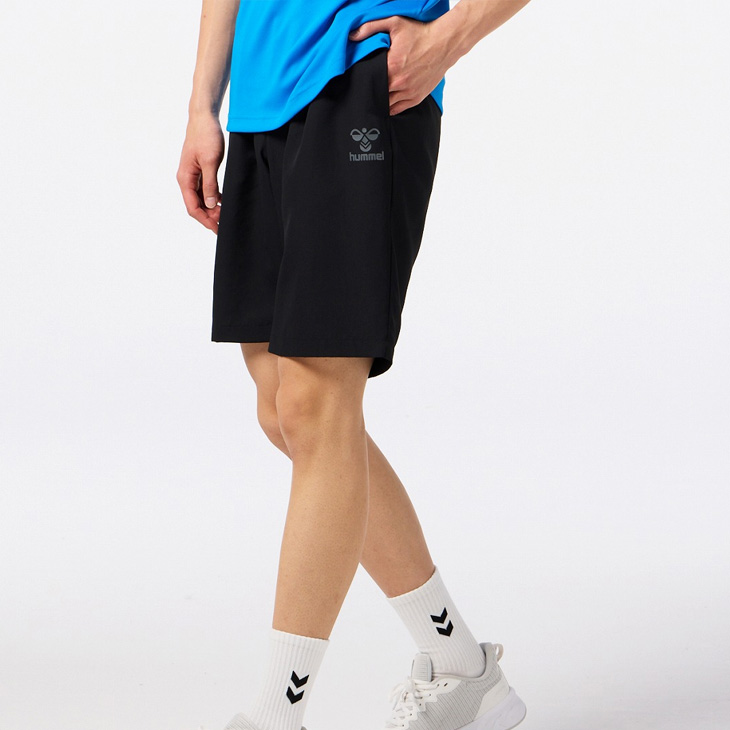 hummel（ヒュンメル） ウーブンハーフパンツ メンズ ショートパンツ