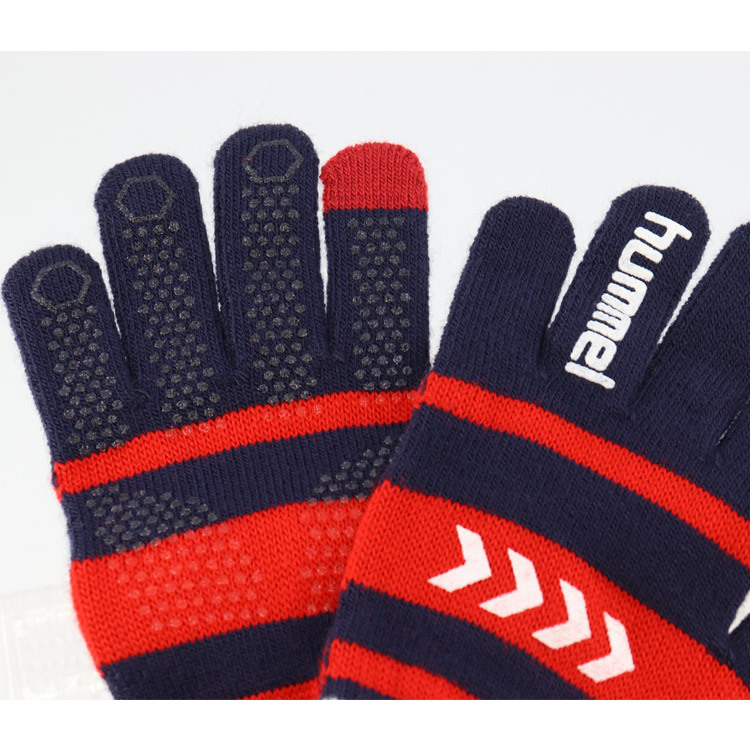 ナンバーナイン　ネックウォーマー　グローブ2点セット hummel（ヒュンメル） ネックウォーマー ニット手袋 ウォームアクセ 2