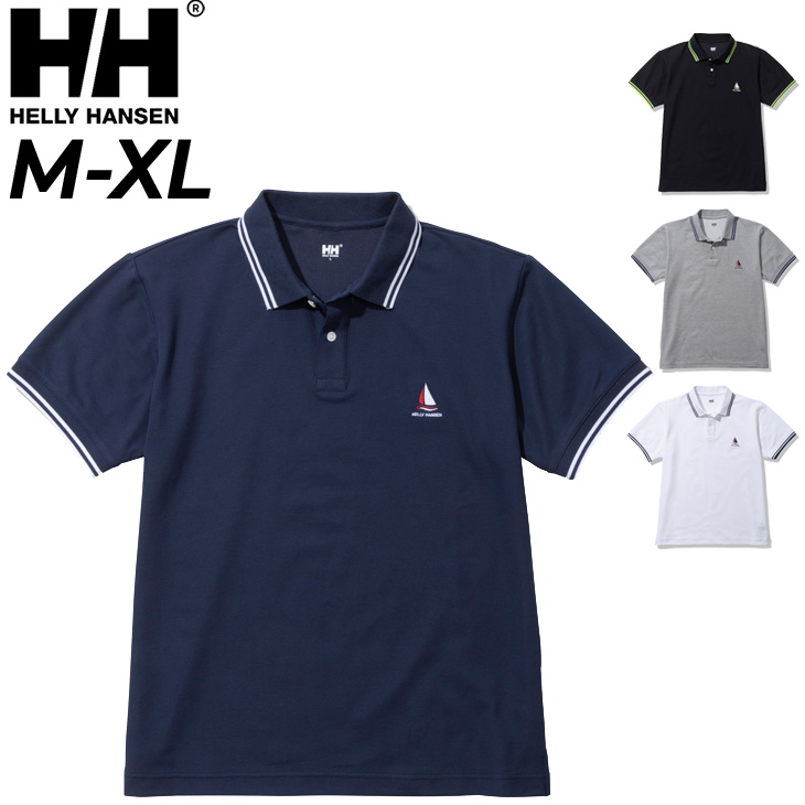 HELLY HANSEN（ヘリーハンセン） 半袖 ポロシャツ メンズ 抗菌防臭