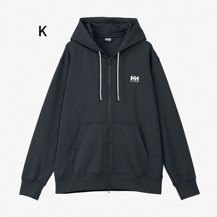 HELLY HANSEN◆ジップパーカー/M/コットン/BLK/HE31863 HELLY HANSEN◇ジップパーカー/M/コットン/BLK/HE31863