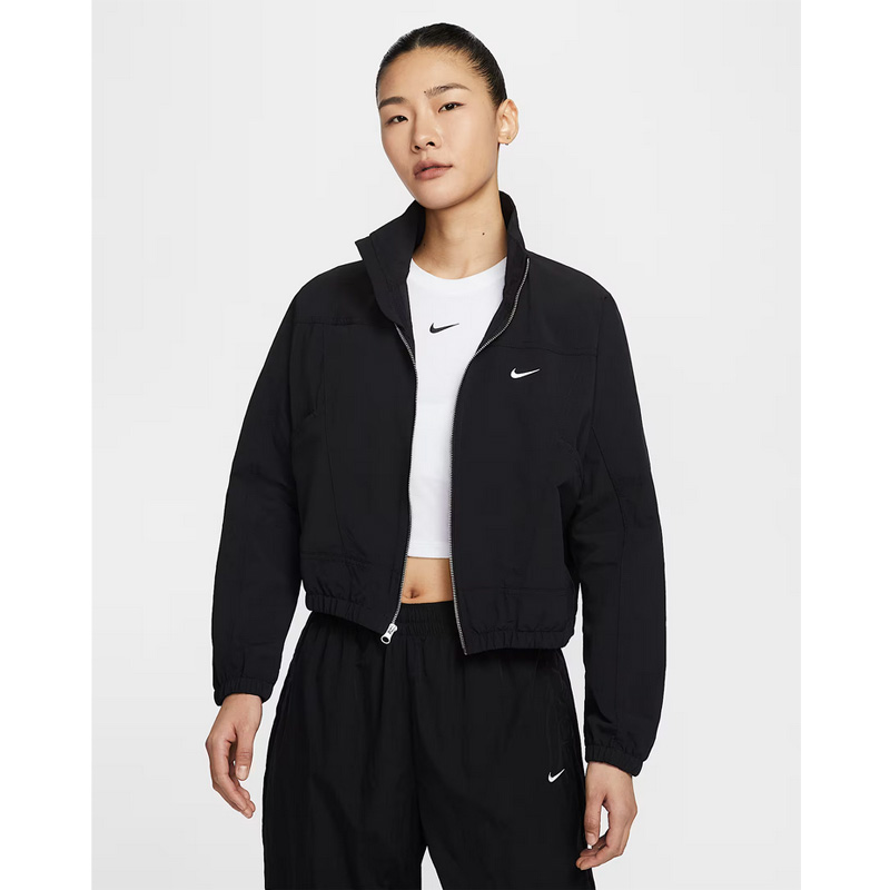 NIKE ナイキ ナイロン ジャケット クロップド丈 レディース