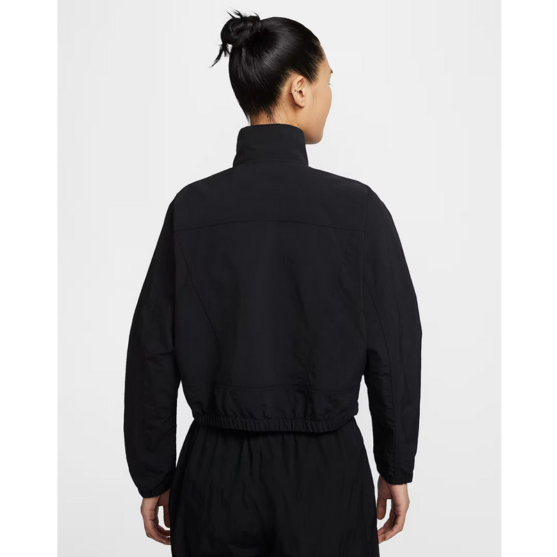 【未使用品】Nike レディース ネイビー クロップド丈 ジャケット Mサイズ NIKE ナイキ 長袖 Tシャツ レディース ショート丈 ウィメンズ