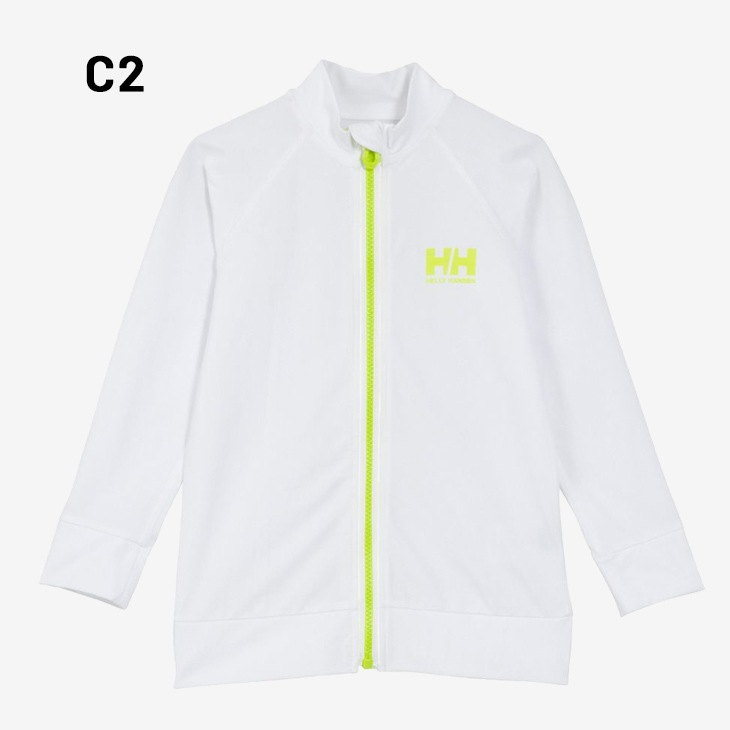 Helly Hansen ホワイト水着 Sサイズ HELLY HANSEN（ヘリーハンセン） キッズ 長袖 ラッシュガード 130