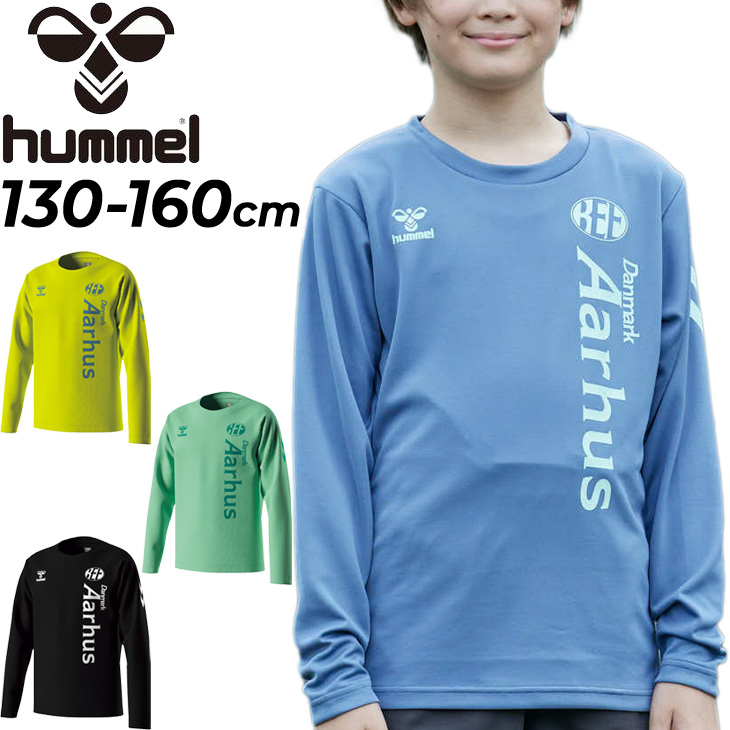 洋服通販 - 新作アイテムを ヒュンメル シャツ キッズ ジュニア hummel Tシャツ 長袖 ウェア