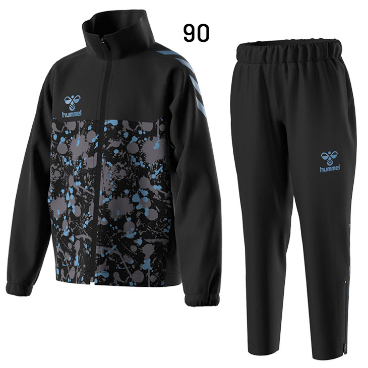 hummel ヒュンメル キッズ ウィンドブレーカー 上下 110-160cm