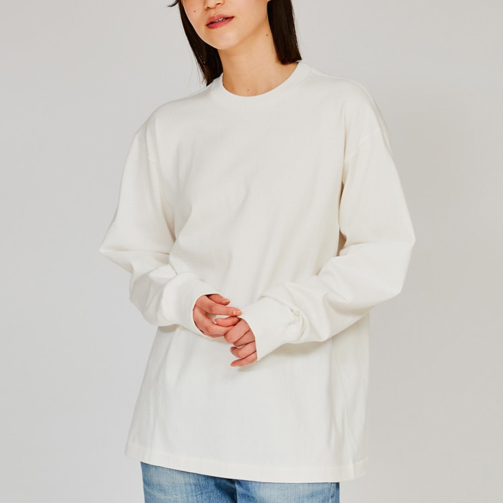 Hanes（ヘインズ） 長袖 Tシャツ メンズ Hanes T-SHIRTS SHIRO パックT