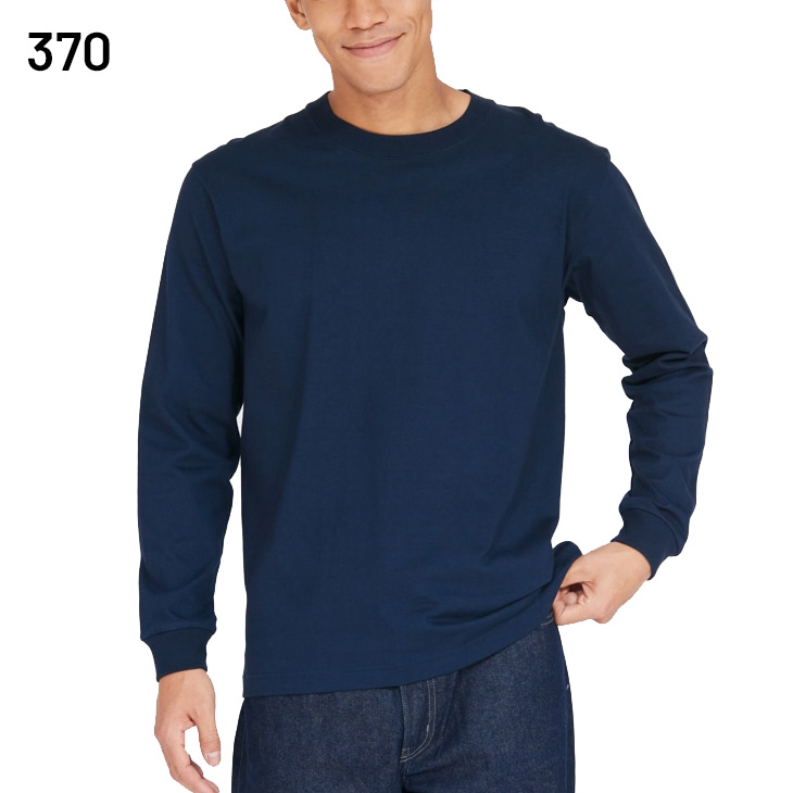 Hanes（ヘインズ） Tシャツ 長袖 メンズ パックT Hanes BEEFY