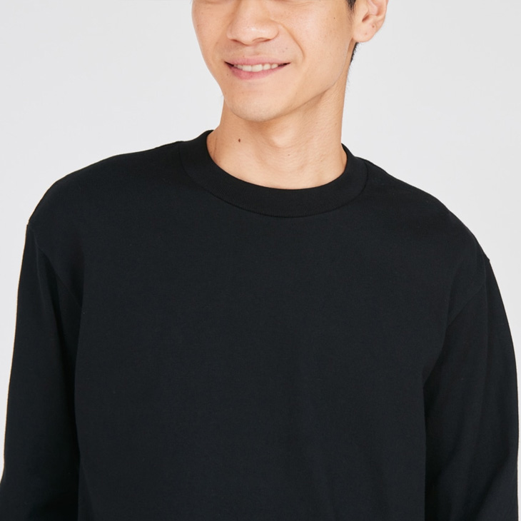 Hanes（ヘインズ） 長袖 Tシャツ 1枚入り メンズ Hanes T-SHIRTS KURO