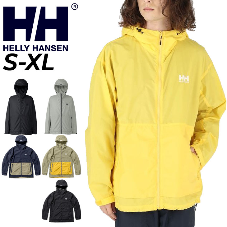 ヘリーハンセン ウィンドブレーカー メンズ アウター HELLYHANSEN ベルゲンジャケット はっ水 防風 フルジップ フーディ アウトドアウェア  /HOE12275