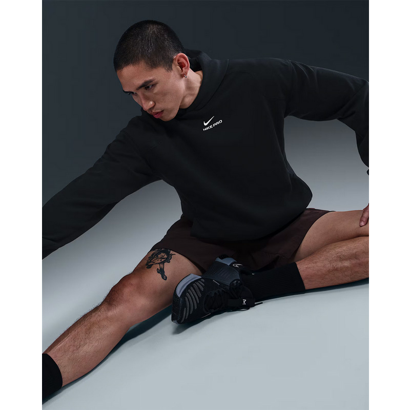 ナイキ スウェット パーカー 長袖 NIKE PRO Dri-FIT ミッドレイヤー トレーニングパーカ 男性用 プルオーバー スエット トップス スポーツウェア ブランド ナイキプロ 速乾 ドライ フィットネス ジムトレ メンズウエア 服 秋冬 アパレル/IB4273-010 NIKE（ナイキ） スウェット パーカー 長袖 NIKE PRO Dri-FIT ミッド