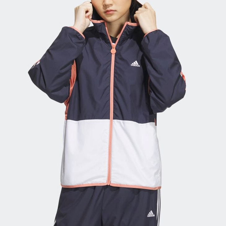adidas アディダス ウィンドブレーカー レディース フーディ